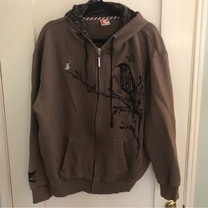 Vintage Collectible Embroidered Gama-Go Dirty Bird Hoodie